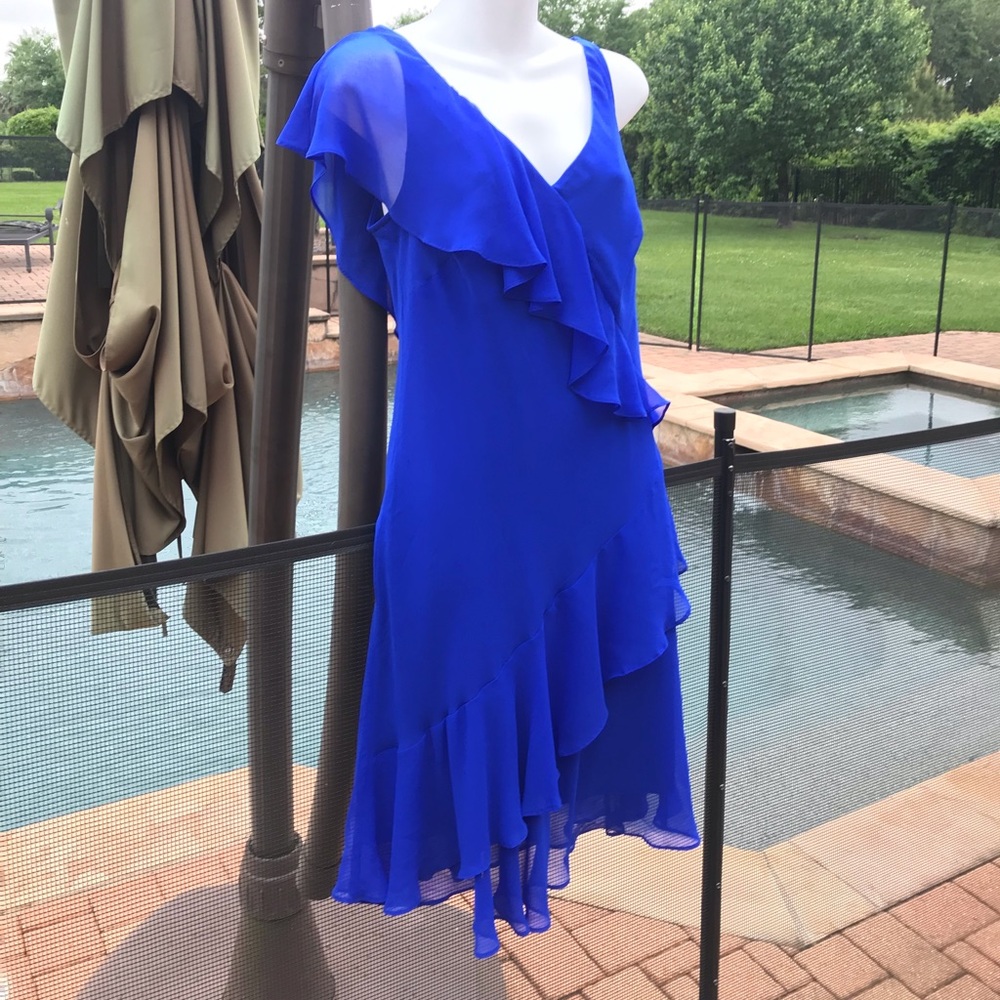 Lauren by Ralph Lauren Cobalt Blue Dress